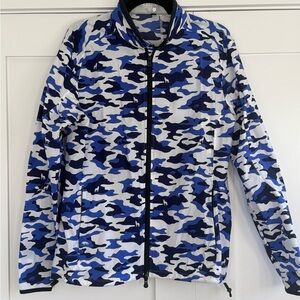 Greyson Trailwolf Full Zip Blue and Black Camo Performance Jacket